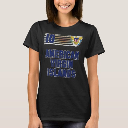 アメリカヴァージン諸島 Tシャツ (正面)