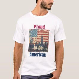 アメリカヴィンテージ愛国的デザイン Tシャツ