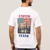 アメリカヴィンテージ愛国的デザイン Tシャツ (裏面)