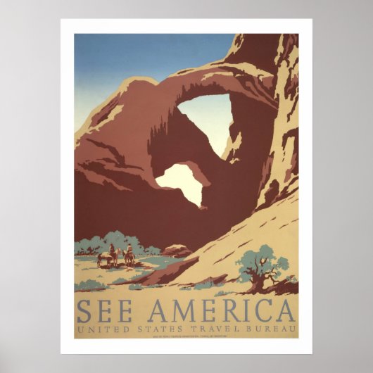 アメリカヴィンテージ旅行 ポスター (正面)