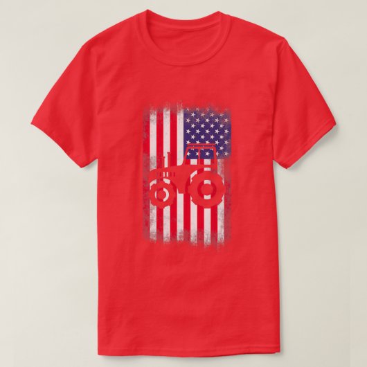 アメリカヴィンテージ農家農業農畜路 Tシャツ (デザイン正面)