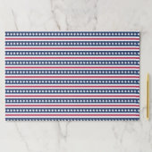 アメリカーナの星とストライプ紙ランチョンマット ペーパーパッド (インサイチュ)