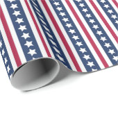 アメリカーナの星と縞 ラッピングペーパー (ロールコーナー)