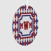 アメリカーナアーガイルアクリルオーナメント オーナメント (正面)