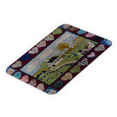 アメリカーナカントリーフック敷物 マグネット (左側)