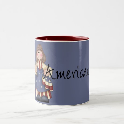 アメリカーナガールマグ ツートーンマグカップ (中央)