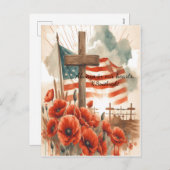 アメリカーナクロス開花 シーズンポストカード (正面/裏面)