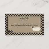 アメリカーナサルトボ初期のックス素朴国 名刺 (裏面)