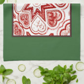 アメリカーナハートキッチンタオル キッチンタオル (折り畳み)