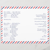アメリカーナハート結婚式 プログラム (裏面)