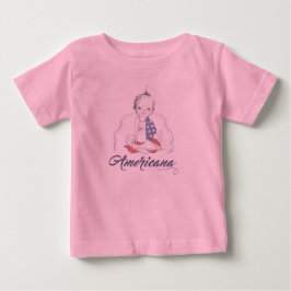 アメリカーナボディースーツTutu II ベビーTシャツ