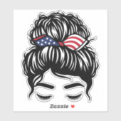 アメリカーナメッシーブンガール[Americana Messy Bunガール] シール (シート)