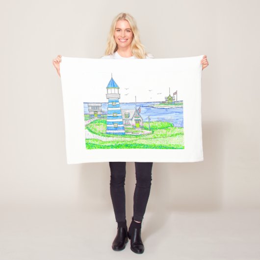 アメリカーナライトハウスベビーフリースブランケット フリースブランケット (インサイチュ)