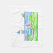 アメリカーナライトハウスベビーフリースブランケット フリースブランケット (正面)