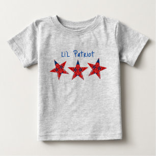アメリカーナリーラパトリオットバンダナスターズベビーTシャツ ベビーTシャツ