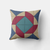 アメリカーナワールプールキルトブロック装飾用クッション クッション (裏面)