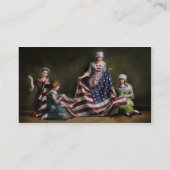 アメリカーナ国旗 – アメリカ国旗の誕生1915 名刺 (裏面)