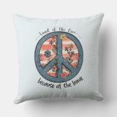 アメリカーナ平和シンボル クッション (裏面)