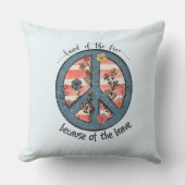 アメリカーナ平和シンボル クッション (正面)