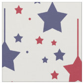 アメリカーナ星赤青 ファブリック (クローズアップ)