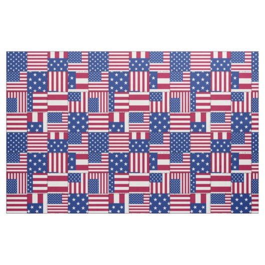 アメリカーナ赤白と青 ファブリック (ファットクウォーター)