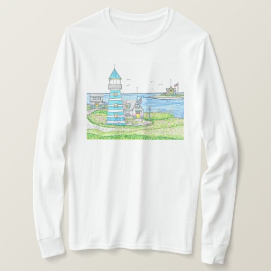 アメリカーナ2ライトハウス長袖Tシャツ Tシャツ (デザイン正面)