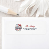 アメリカーナ250周年返送先ラベル ラベル (インサイチュ)