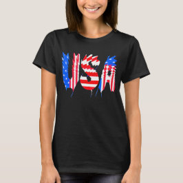 アメリカーナ・グリッチ Tシャツ