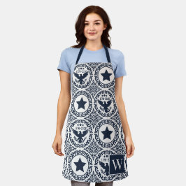 アメリカーナ・ヘリテージ・イーグル・モノグラム エプロン