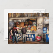 アメリカーナ - ホットドッグ & フライドドウ ポストカード (正面/裏面)