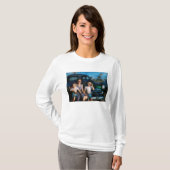 アメリカーナ - 車 - クラシックアメリカの休暇 Tシャツ (正面フル)
