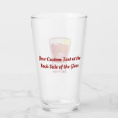 アメリカーノカクテルグラス タンブラーグラス (裏面)