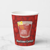 アメリカーノカクテルペーパーカップ 紙コップ (正面)