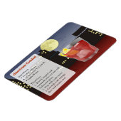 アメリカーノカクテルレシピ マグネット (左側)