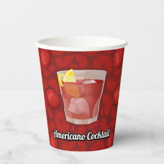 アメリカーノカクテル紙カップ 紙コップ