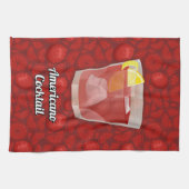 アメリカーノカクテル キッチンタオル (横)
