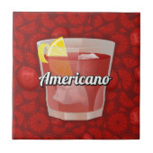 アメリカーノカクテル タイル (正面)