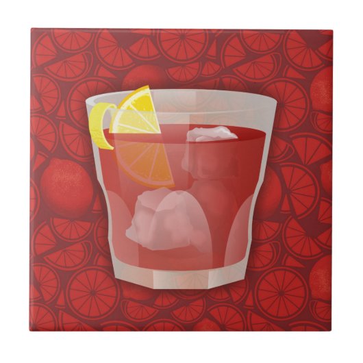 アメリカーノカクテル タイル (正面)