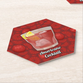 アメリカーノカクテル ペーパーコースター