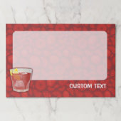 アメリカーノカクテル ペーパーパッド (正面)