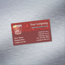 アメリカーノカクテル マグネット名刺