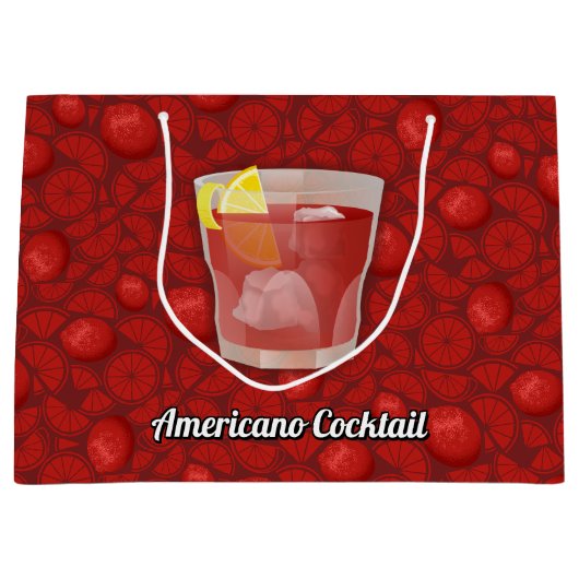 アメリカーノカクテル ラージペーパーバッグ (正面)