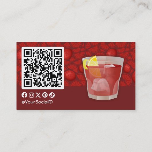 アメリカーノカクテル 名刺 (裏面)