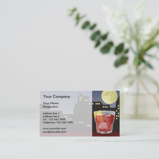 アメリカーノ名刺 名刺 (スタンド正面)