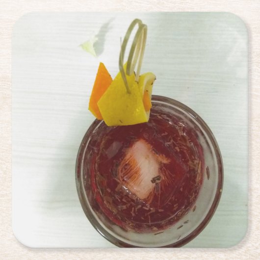 アメリカーノ スクエアペーパーコースター (正面)