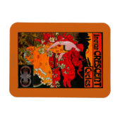 アメリカ三日月ヴィンテージポスターEurope マグネット (横)