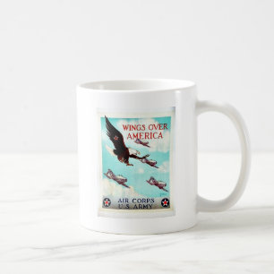 アメリカ上の翼 コーヒーマグカップ