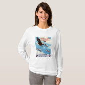 アメリカ上の翼 -- 飛行隊 Tシャツ (正面フル)