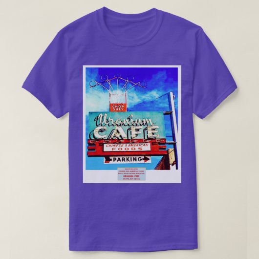 アメリカ中国のフード Tシャツ (デザイン正面)
