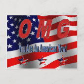 アメリカ人おめでとうポストカード ポストカード (正面)